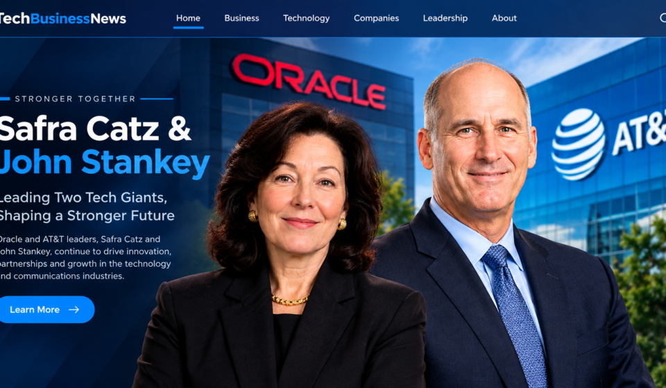 Safra Catz and John Stankey
