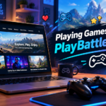 Playing games on blog playbattlesquare