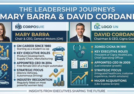 Mary Barra and David Cordani careers