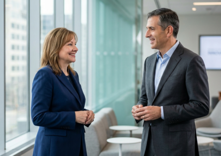 Mary Barra and David Cordani