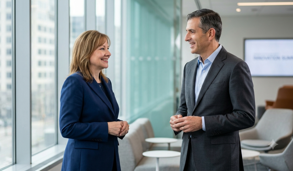 Mary Barra and David Cordani