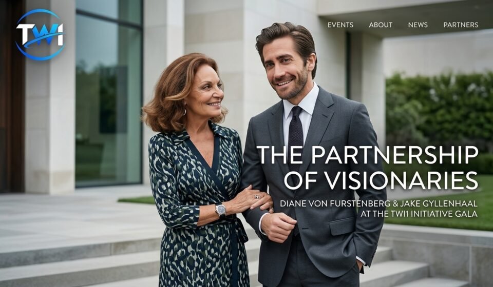 Diane von Furstenberg and Jake Gyllenhaal