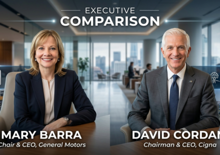 Mary Barra and David Cordani Comparison