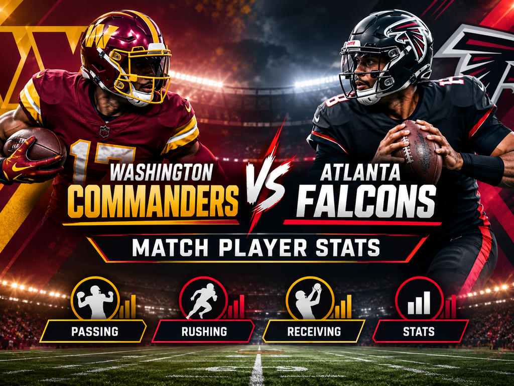 washington commanders vs atlanta falcons match player stats