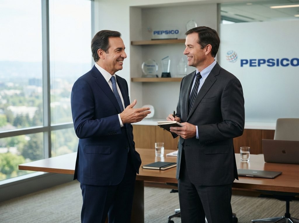 Ramon Laguarta and Richard Peery 