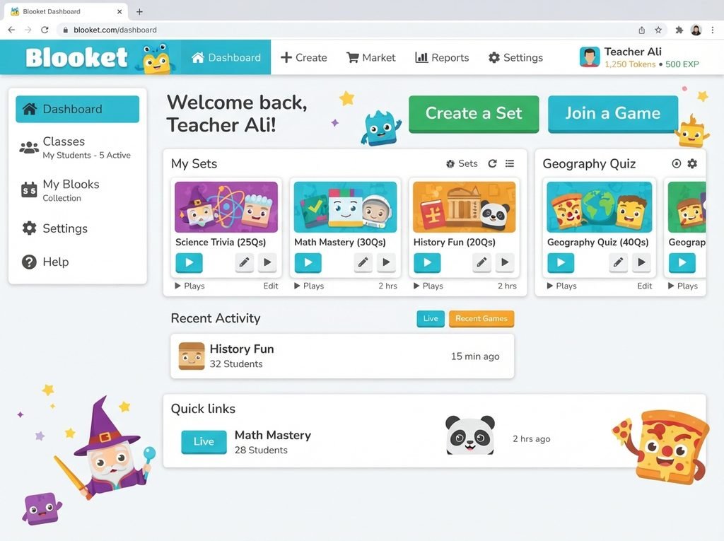 Blooket Dashboard
