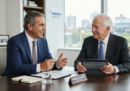 Ramon Laguarta and Richard Peery