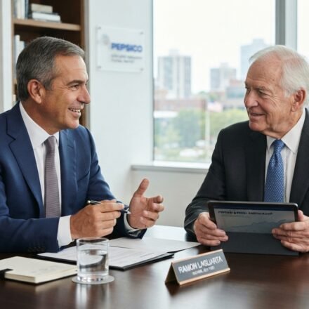 Ramon Laguarta and Richard Peery