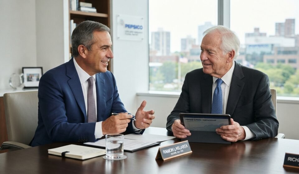 Ramon Laguarta and Richard Peery