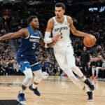 san antonio spurs vs timberwolves match player stats