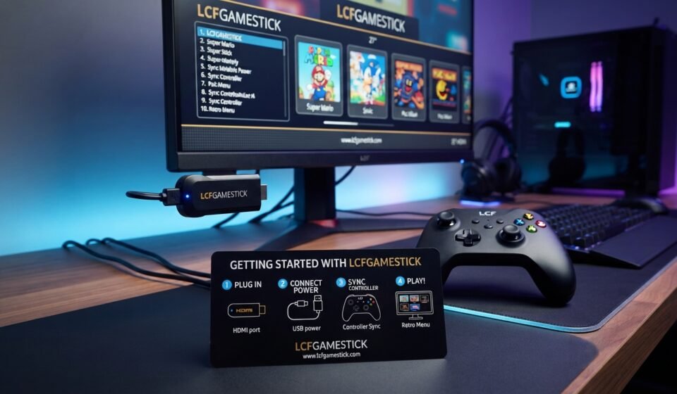 Instructions for lcfgamestick