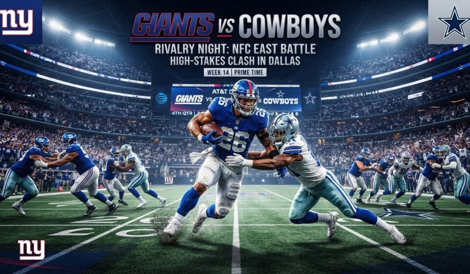 New York Giants vs Dallas Cowboys Match Player Stats