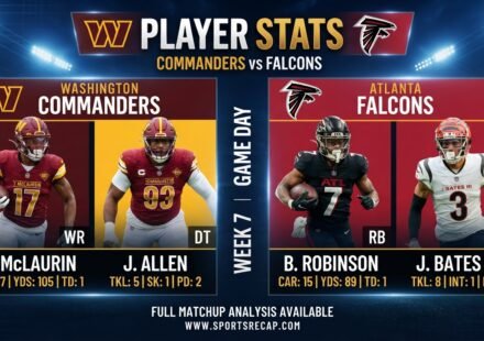 washington commanders vs atlanta falcons match player stats